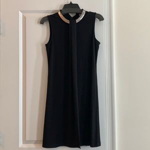 Formal Black High Neck Gown